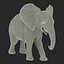 Baby Elephant Pose 2 3D-Modell