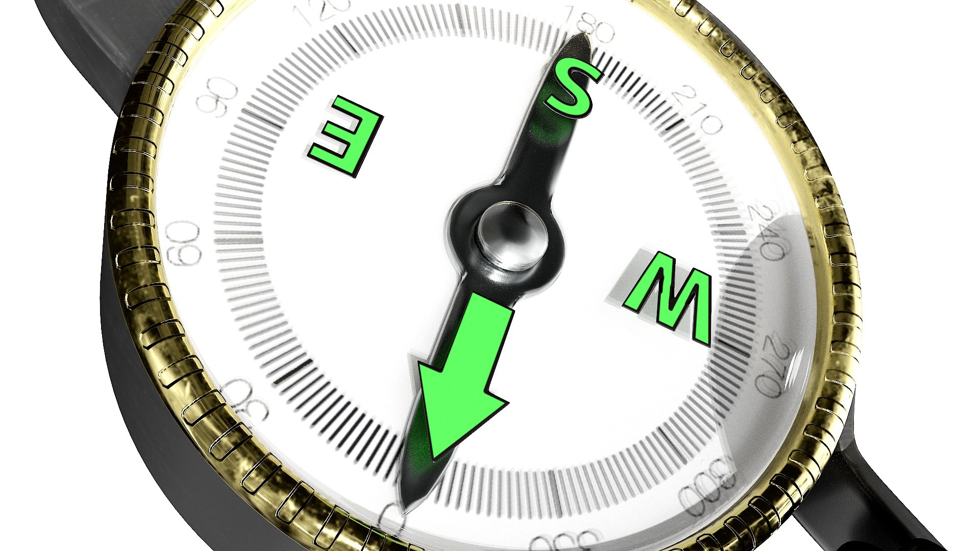 Hiking Compass - Middle - Low Poly(1) 3D Model - TurboSquid 1839496