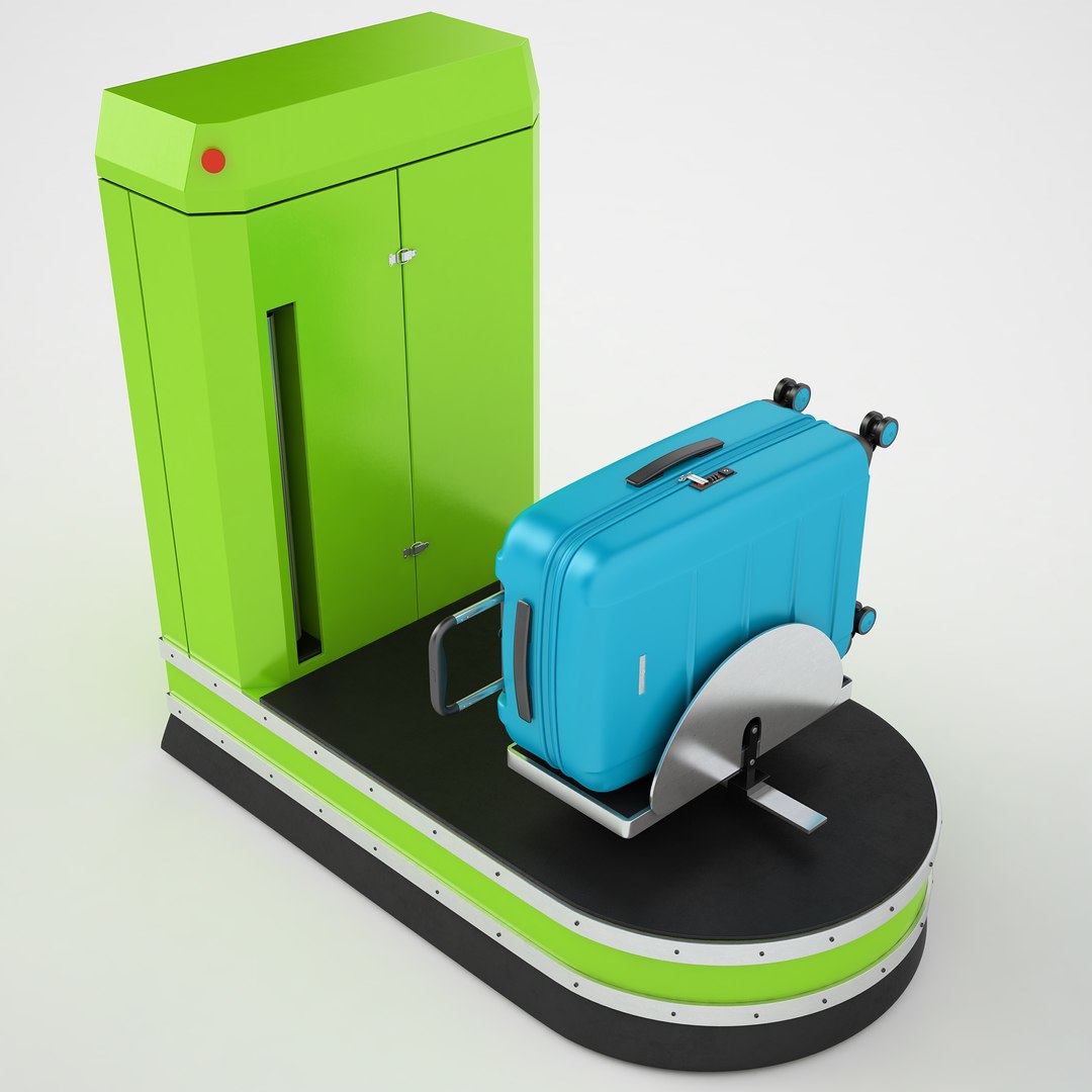 Airport Suitcase Wrapping 3D Model TurboSquid 1688452