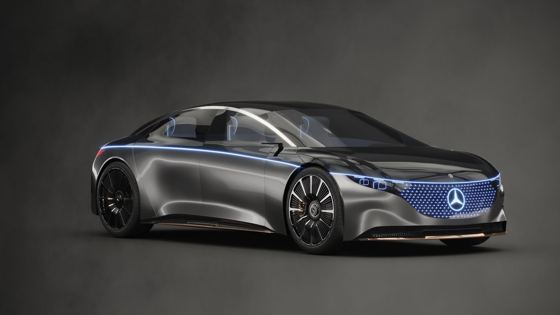 Mercedes-benz Vision Eqs Concept 3d - Turbosquid 1480312