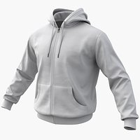 Hoodie 02 (White) +PBR