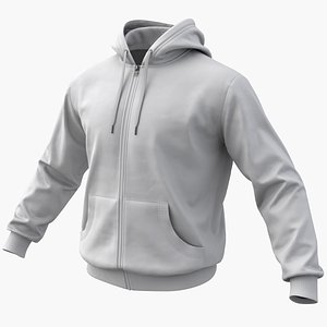 Hoodie 02 (White) +PBR