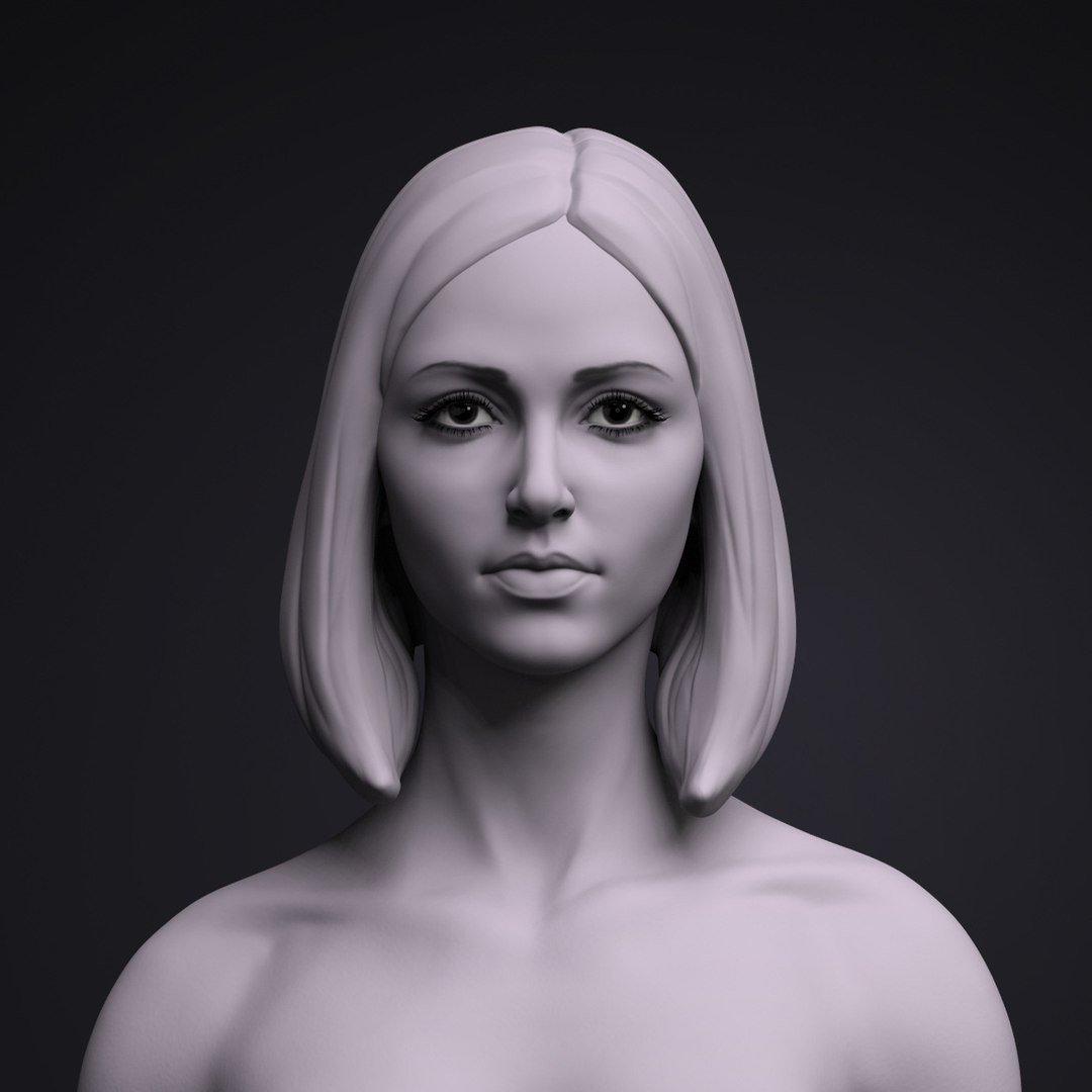 woman 3d model zbrush