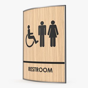 Toilet Sign 3D Models for Download | TurboSquid