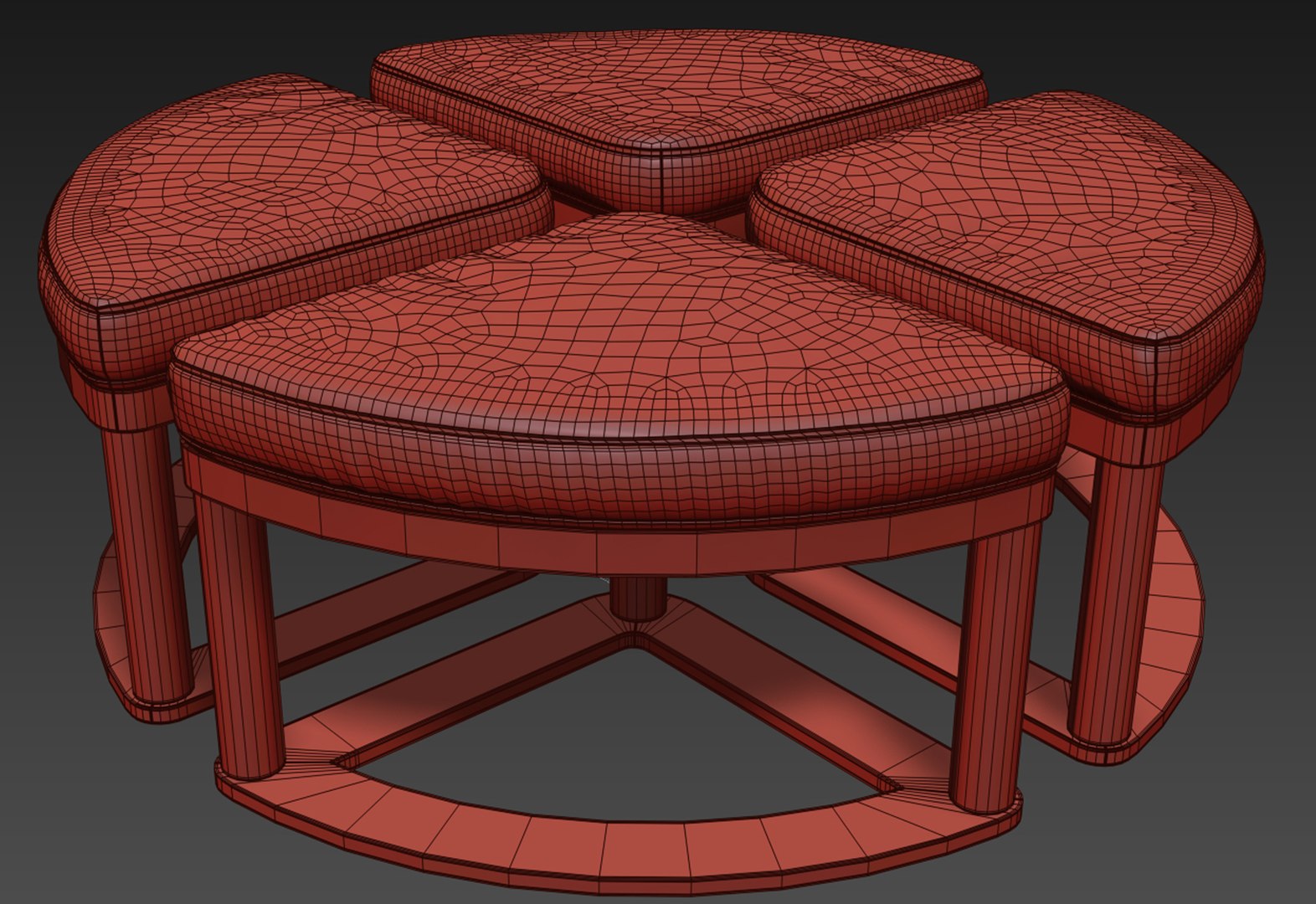 3D Round Coffee Table Hannery By Ashley - TurboSquid 1918151