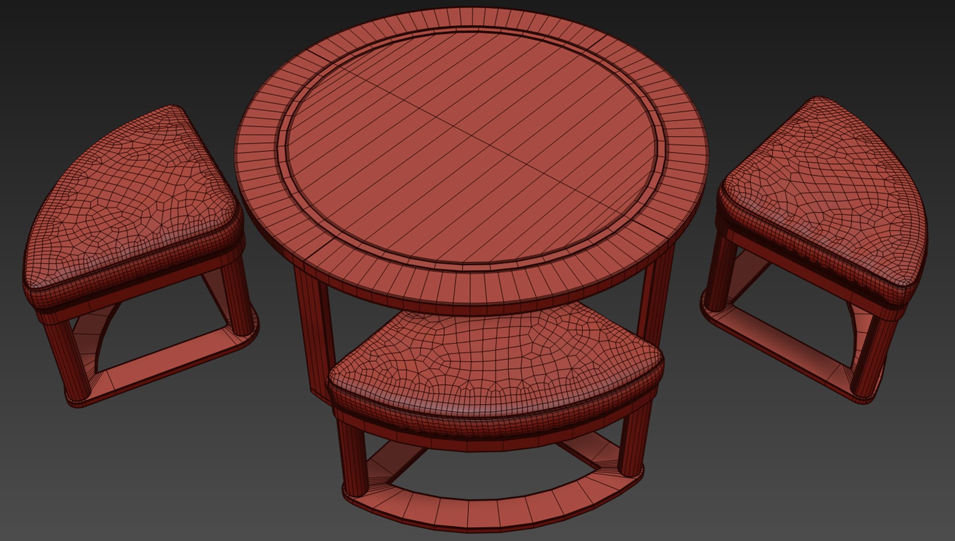 3D Round Coffee Table Hannery By Ashley - TurboSquid 1918151