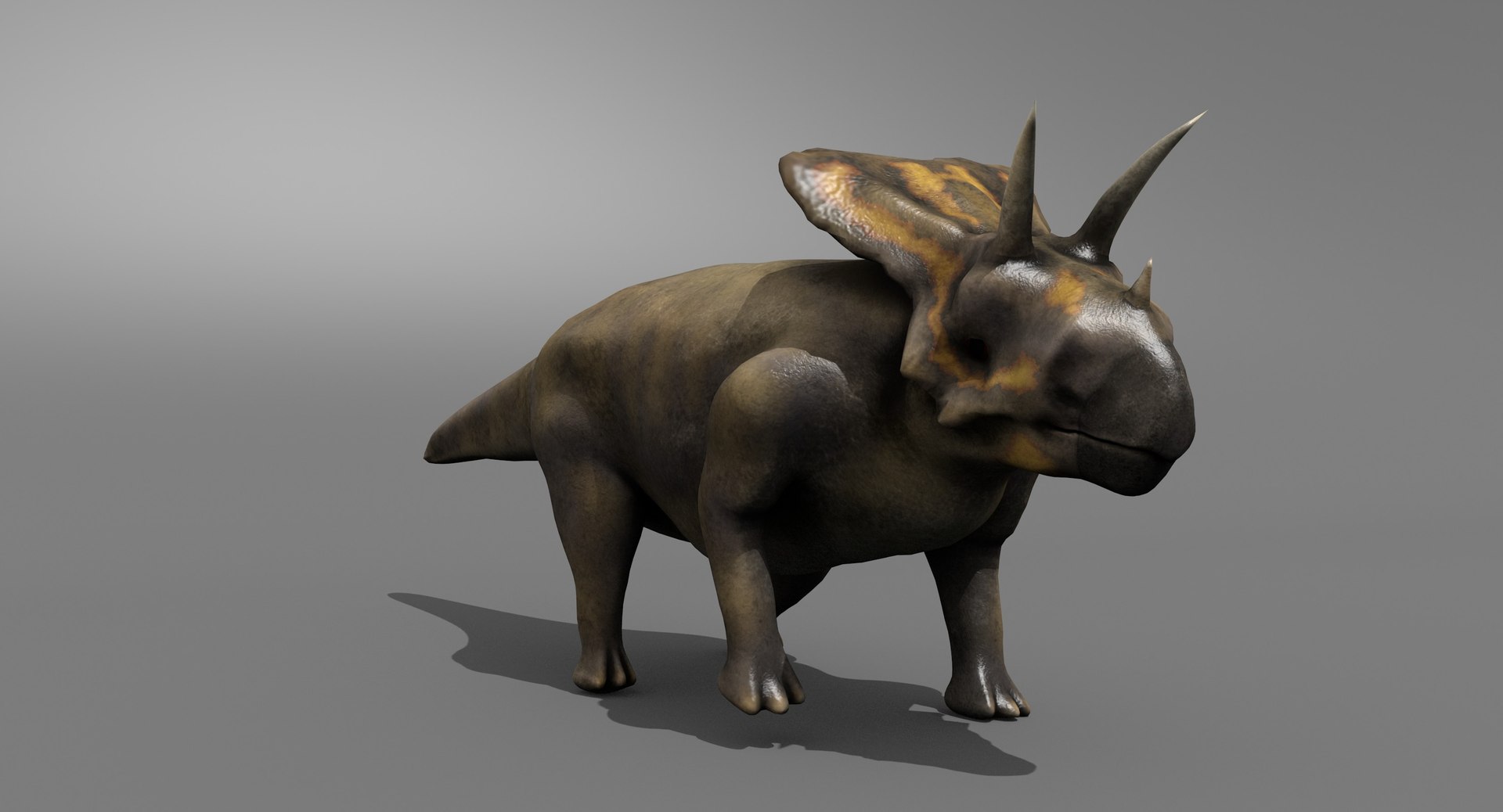 3D Pentaceratops Jurassic Dinosaur Low-poly Model - TurboSquid 1286178