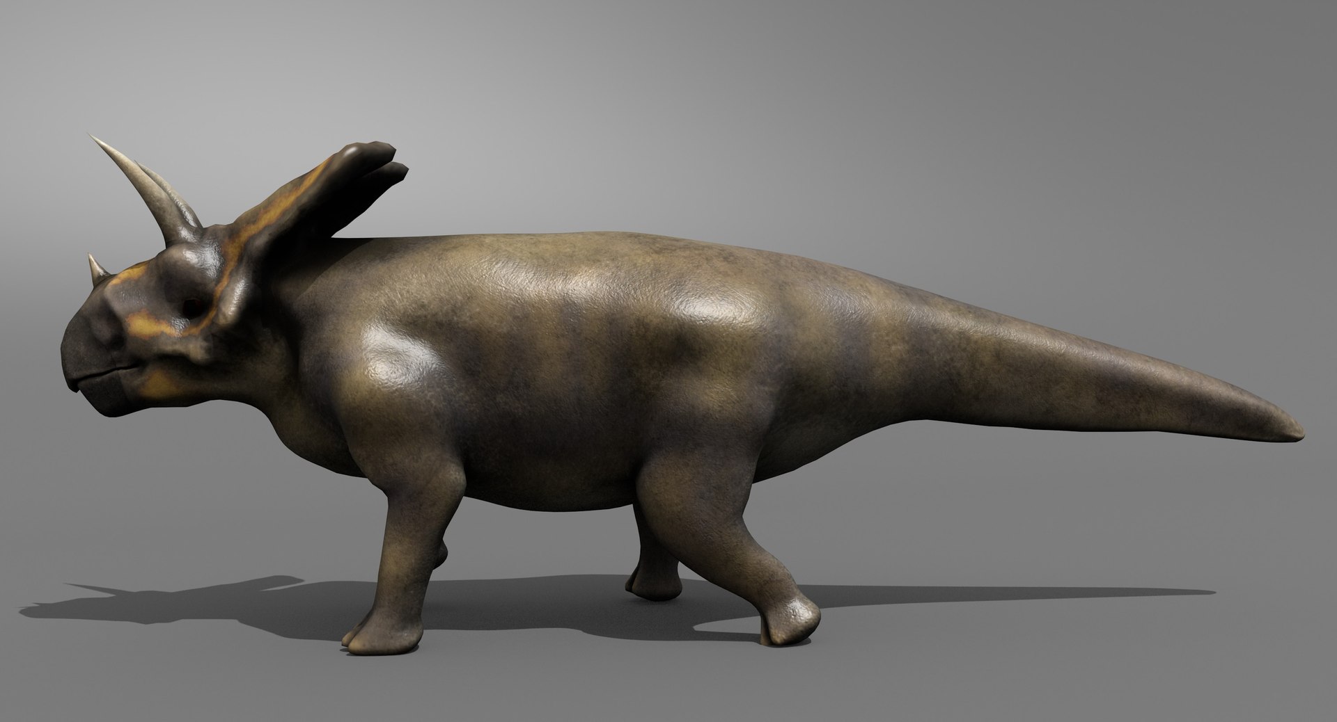 3D Pentaceratops Jurassic Dinosaur Low-poly Model - TurboSquid 1286178