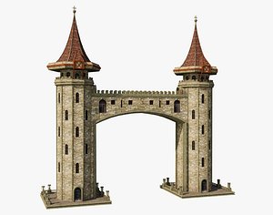 Fantasy Towers Bridge 3D model