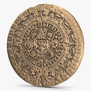 Maya Calendar Bronze model