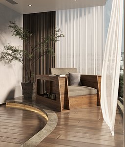 3D CNC cutting Sofa and Bookshelf woodworking