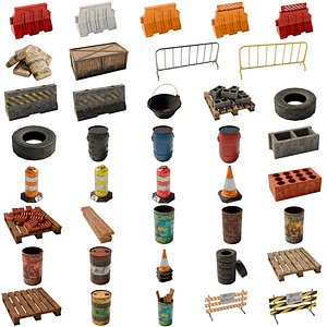 Construction Props - Low Poly Pack