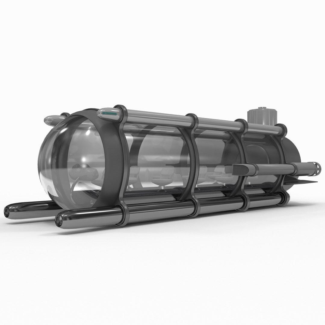 Private Submarine 3D Model 3D model preview