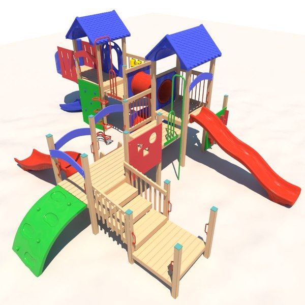 3d playground play model