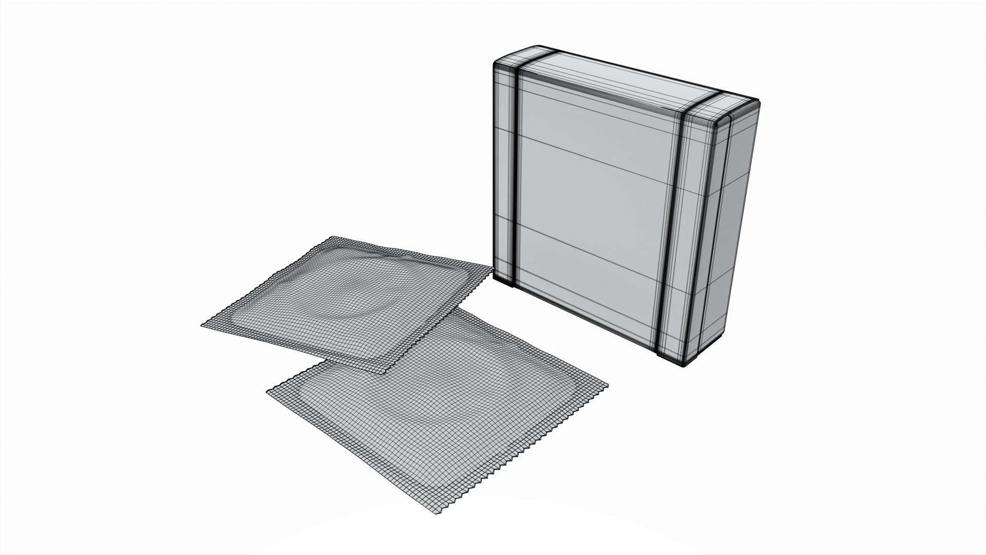 Condom Small Box With Packages 02 3D - TurboSquid 2277921