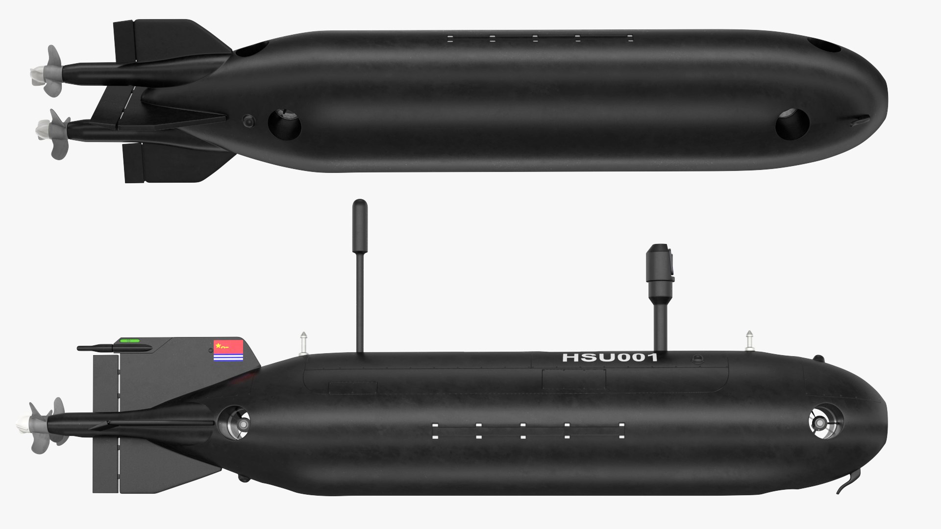 Chinese Submarine Drone HSU 001 Rigged 3D https://p.turbosquid.com/ts-thumb/Oi/yZWtHg/vF/chinesesubmarinedronehsu001rigged3dmodel010/jpg/1703666556/1920x1080/fit_q87/8c0c8d44ac0e2ed66754690ec5e81ec537b7bce2/chinesesubmarinedronehsu001rigged3dmodel010.jpg