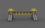 Steel Pedestrian Bridge 3D model