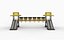 Steel Pedestrian Bridge 3D model