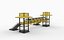Steel Pedestrian Bridge 3D model