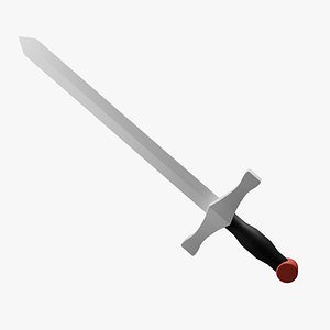 metal sword 3d model