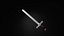 metal sword 3d model 