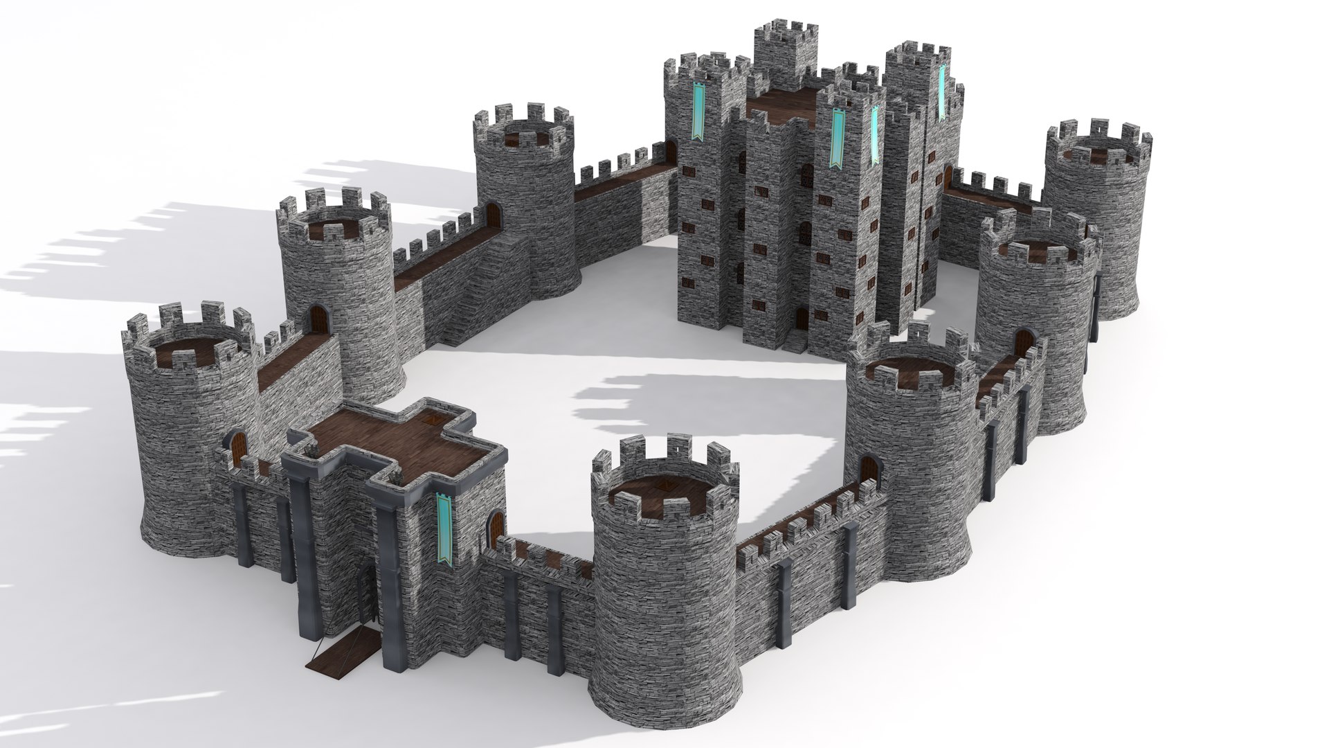 3D Model Castle - TurboSquid 1742026