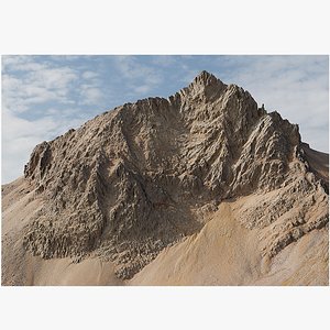 Sharp Mountain Peak - 3D PBR Model 3D model