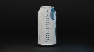 3D Realistic Soda Can for Ads and Games 3D model