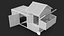 Red Chicken Coop 3D