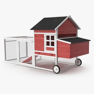 Red Chicken Coop