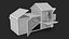 Red Chicken Coop 3D