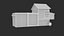 Red Chicken Coop 3D
