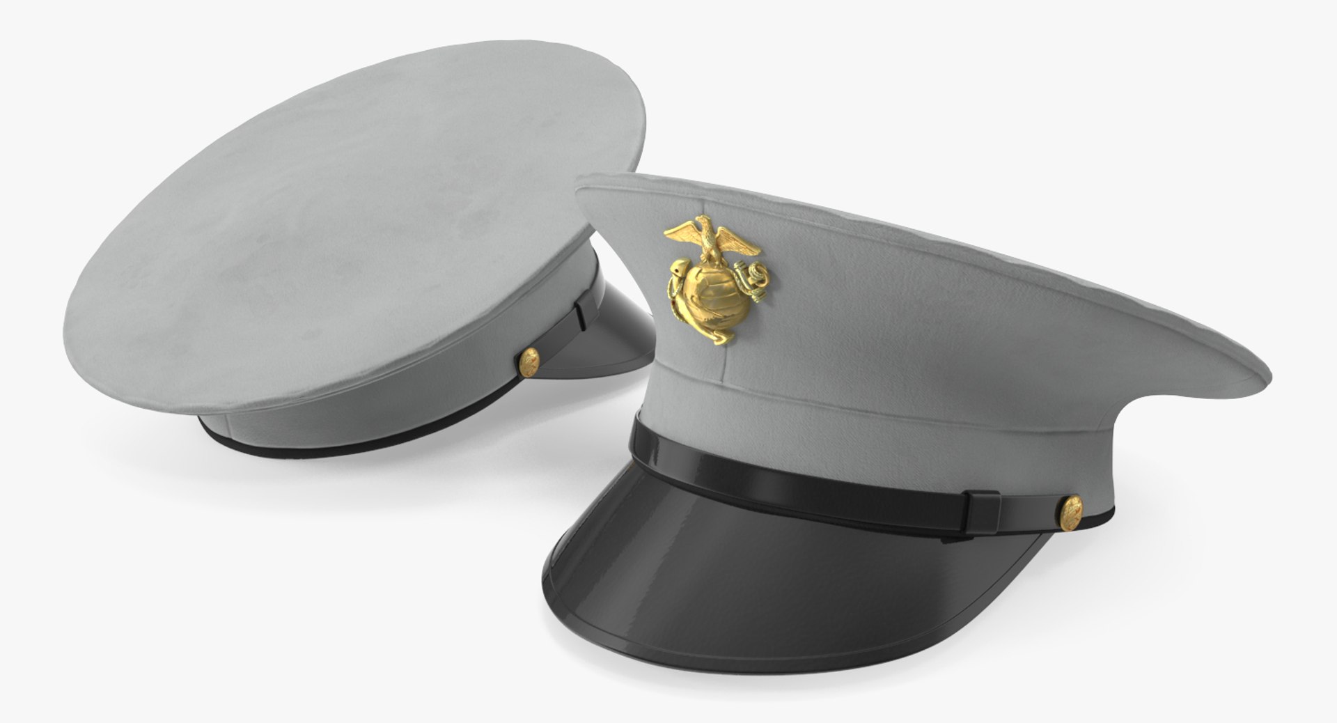 Usmc Marine Officer Hat 3D Model - TurboSquid 1179551