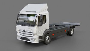 Mercedes Atego 2013 Cab Chassis 3D model
