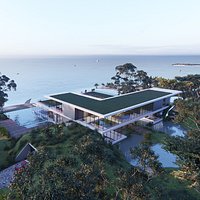 Modern beach house Revit and Lumion