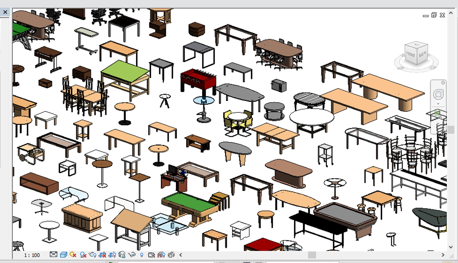 239 Tables Revit 2015 3D Model - TurboSquid 1278918