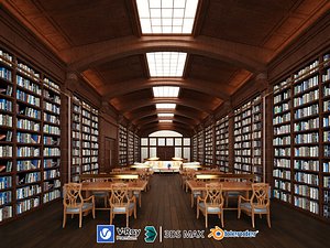 The interior of the magnificent classical library