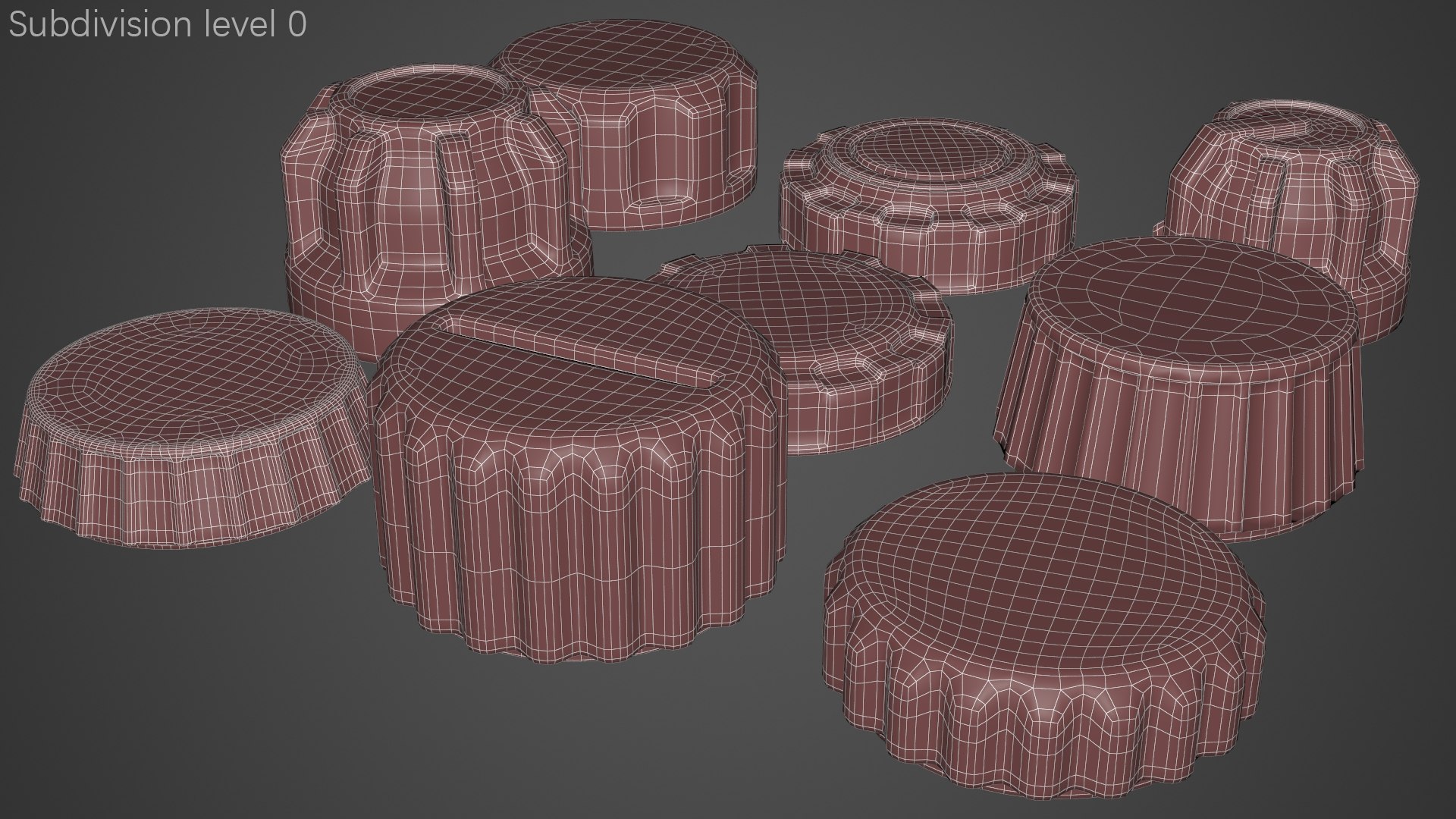 3D model Knobs Pack 2 https://p.turbosquid.com/ts-thumb/Oj/kl3SG8/Xq/4_knobs_3_sds0_wire/jpg/1703615923/1920x1080/fit_q87/44700c3abe32dca7043d984486e7de92d8e06705/4_knobs_3_sds0_wire.jpg