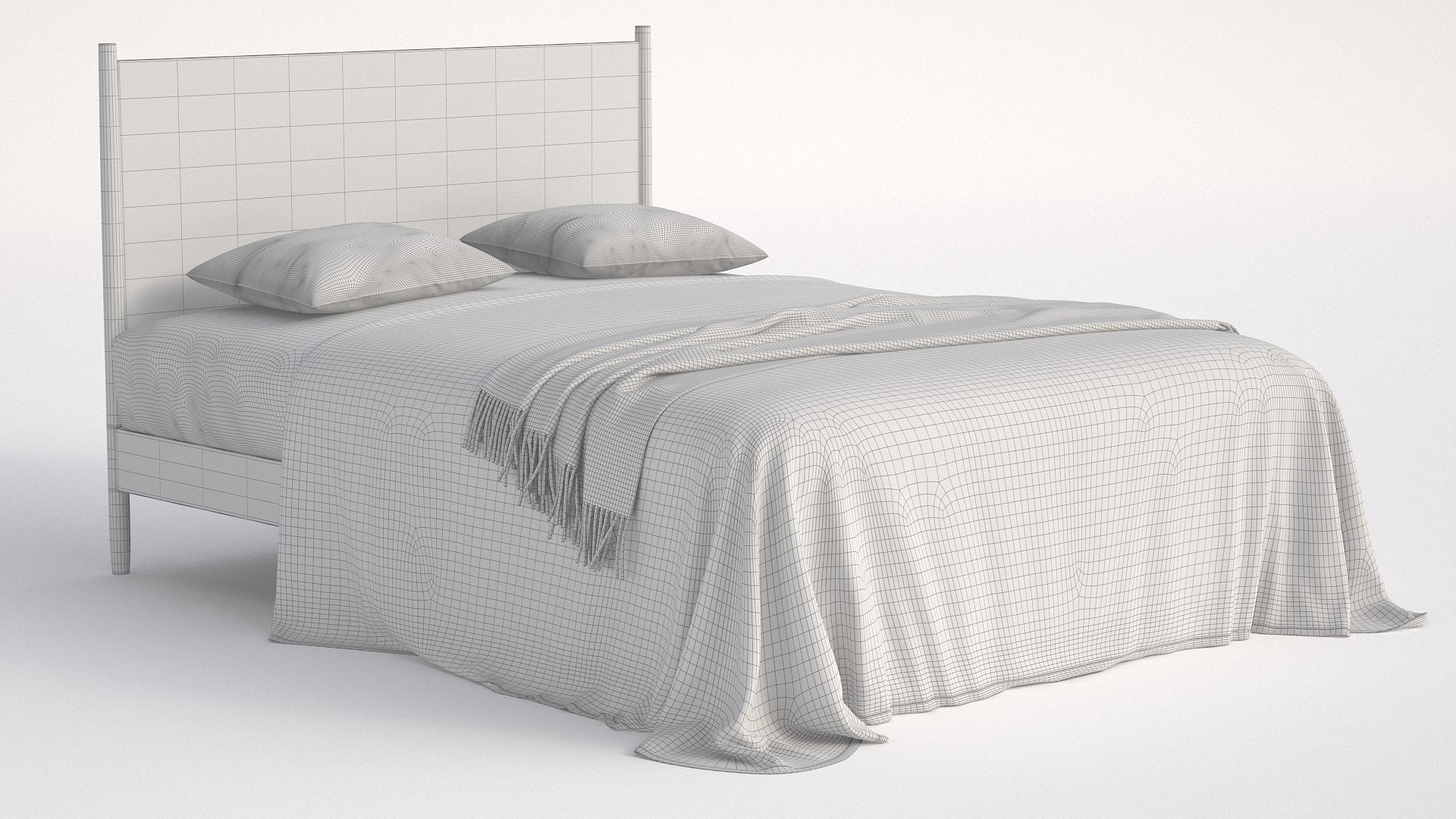 3D Model Photorealistic Bed 071 - TurboSquid 1892980