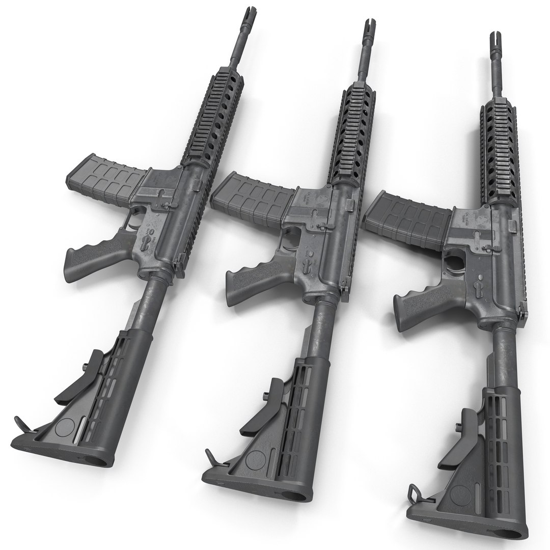 3d assault rifle generic 4