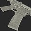 Assault Rifle Generic 4 3D Model