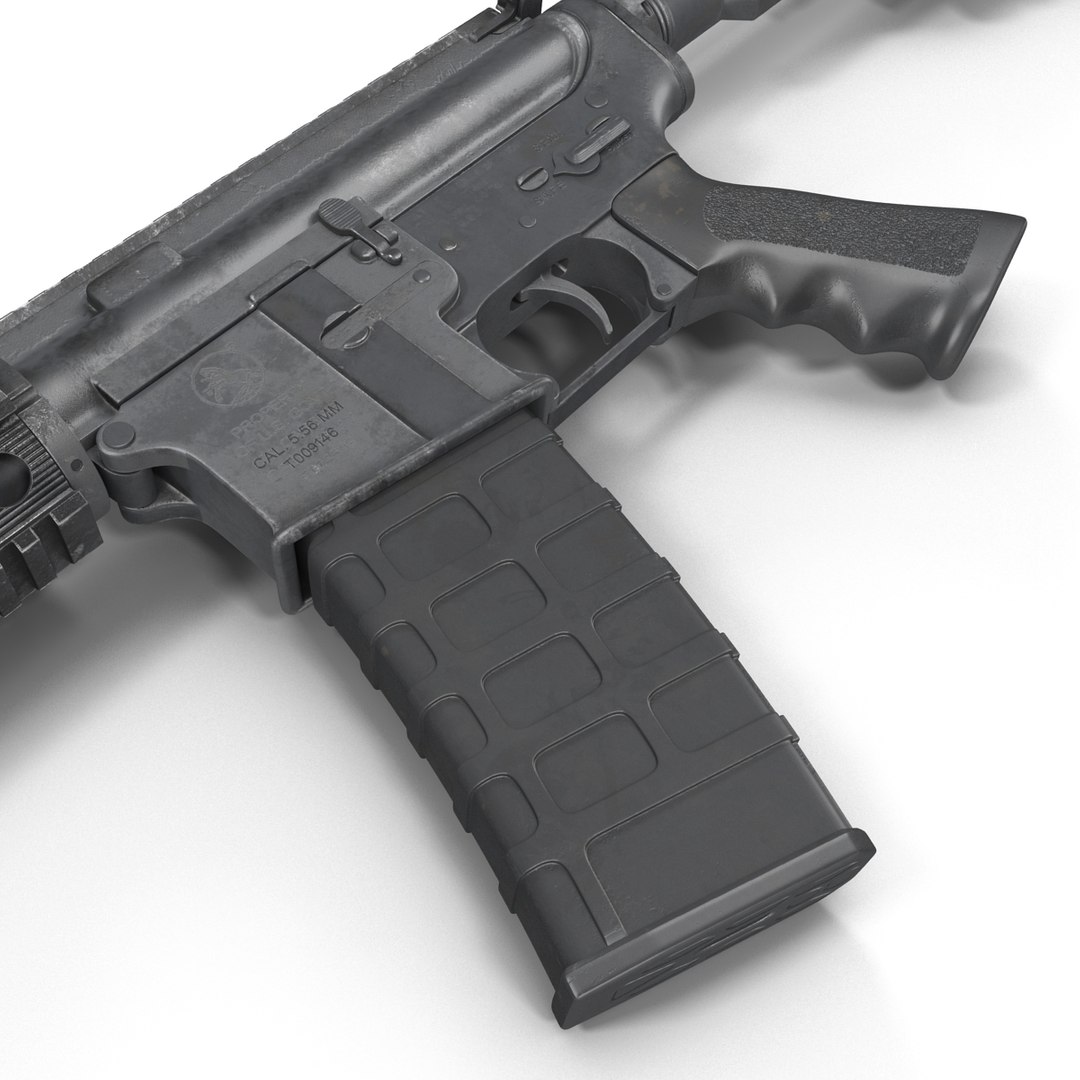 3d assault rifle generic 4