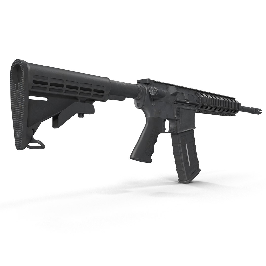 3d assault rifle generic 4