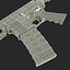 Assault Rifle Generic 4 3D Model