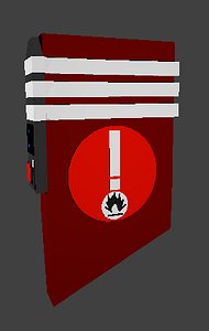 3D improvised explosive gas tank model