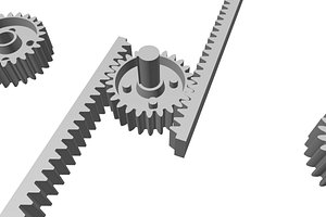 Mechanical Gear Clockwork Tool Kit Model 2 3D