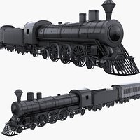 Steam Train - Black