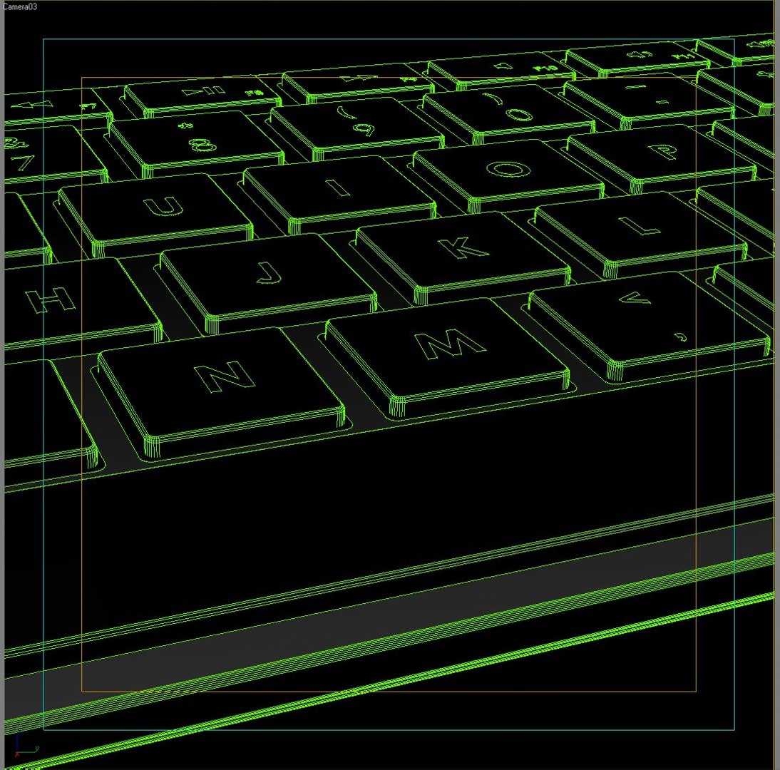 Apple Keyboard 3d C4d