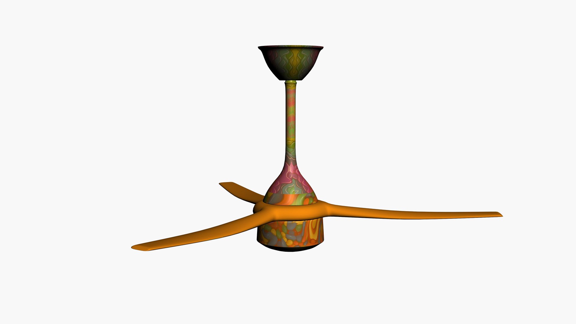 Ceiling Fan 3D Model - TurboSquid 2121936