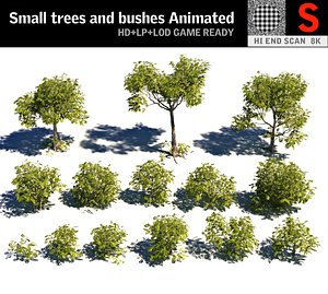 Small trees and bushes Animated (2)